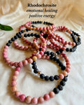 Rhodochrosite Crystal Bracelet