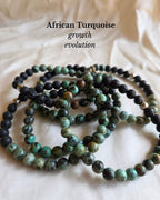 African Turquoise Crystal Bracelet
