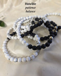 Howlite Crystal Bracelet