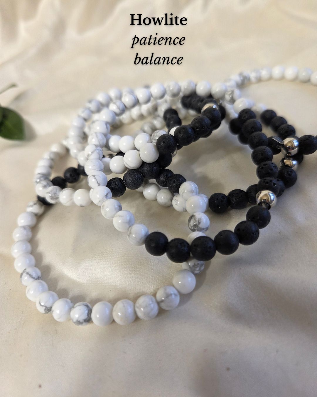 Howlite Crystal Bracelet