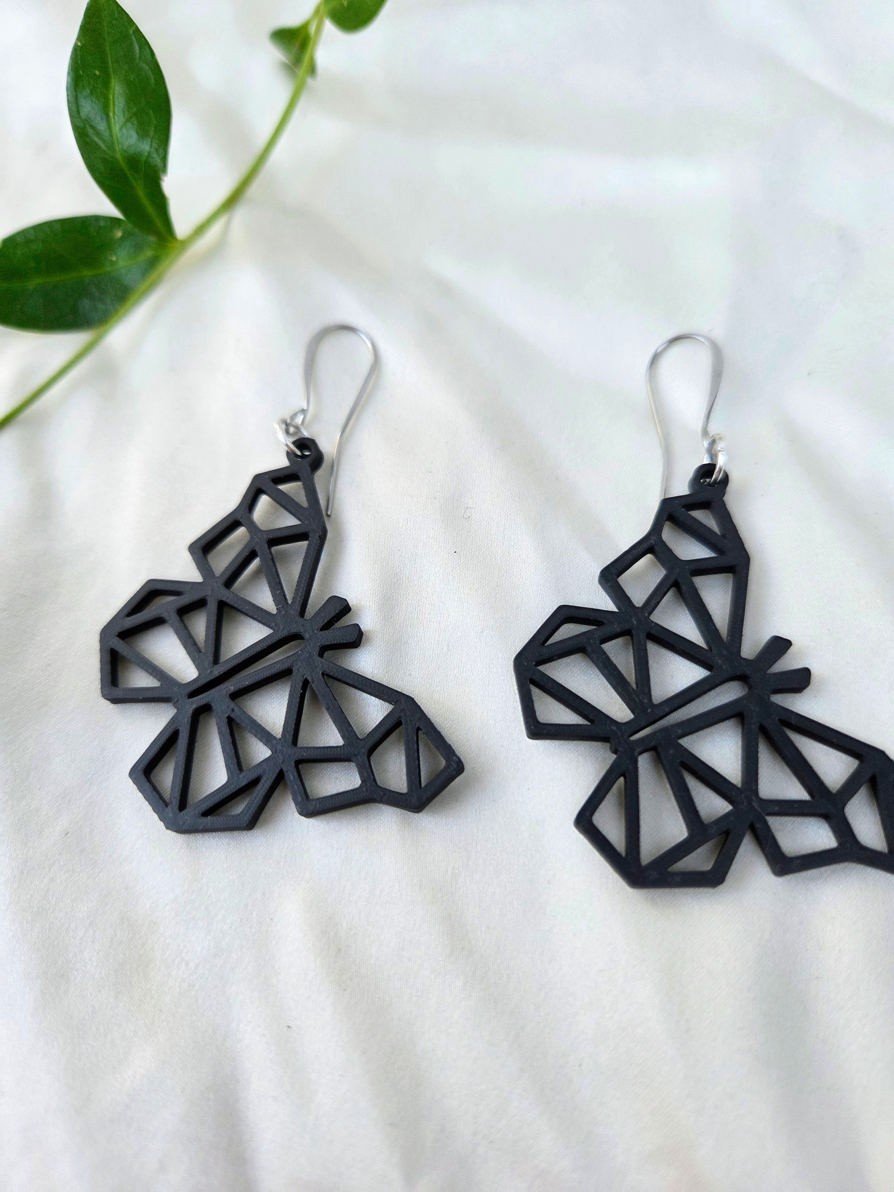 Faceted Flight Earrings
