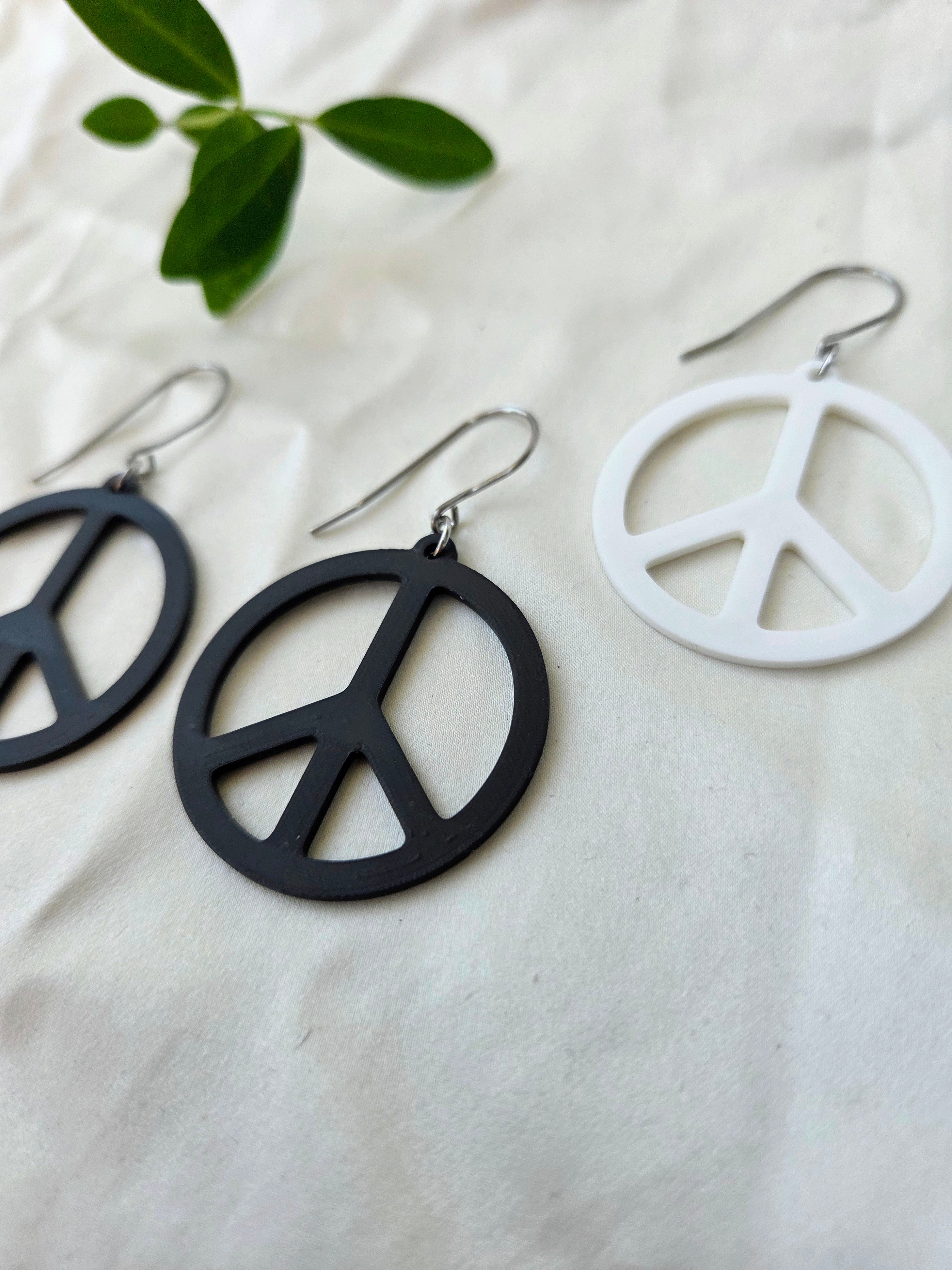 Peace Circle Earrings