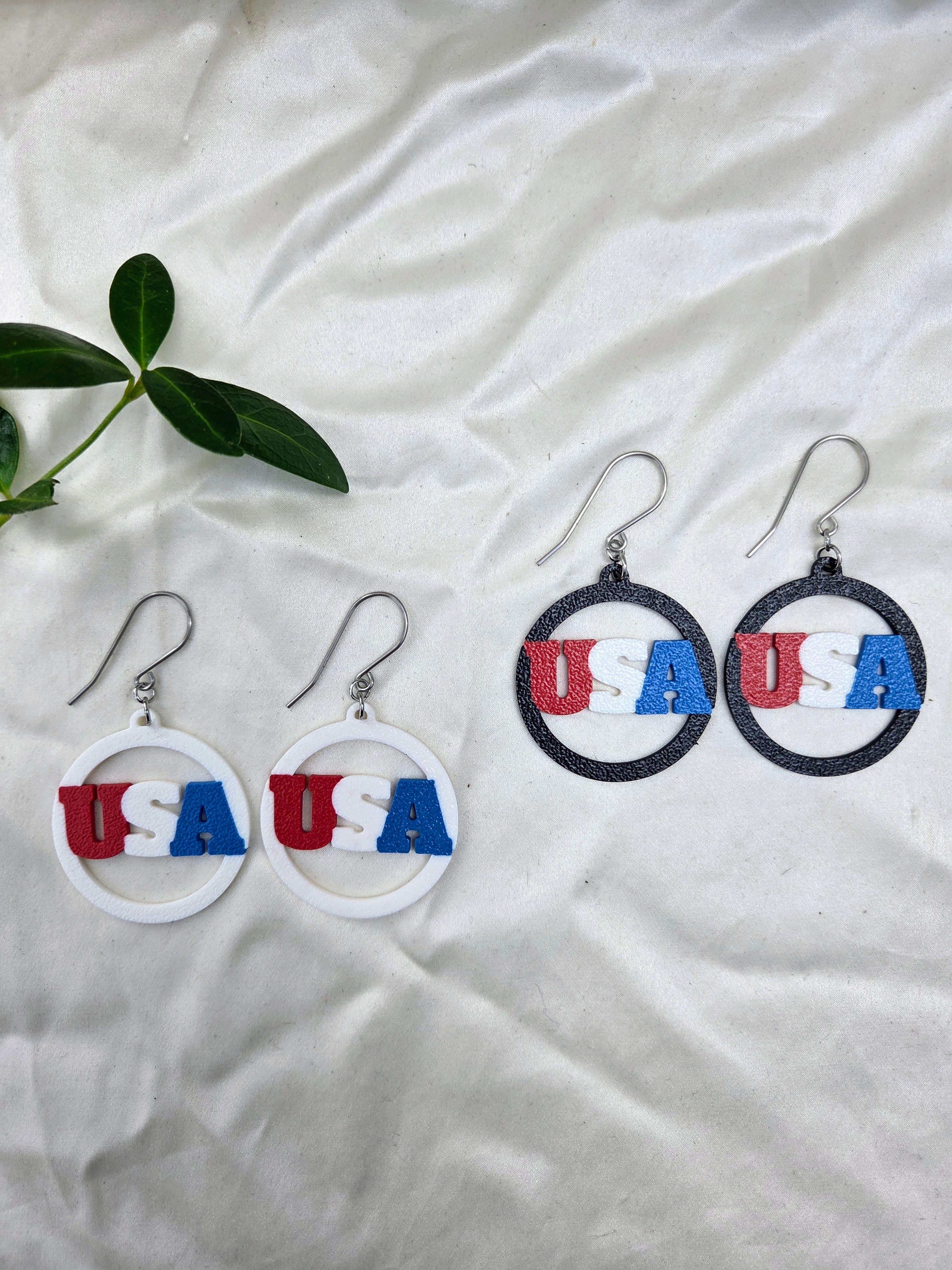 Land of Joy | USA Statement Earrings