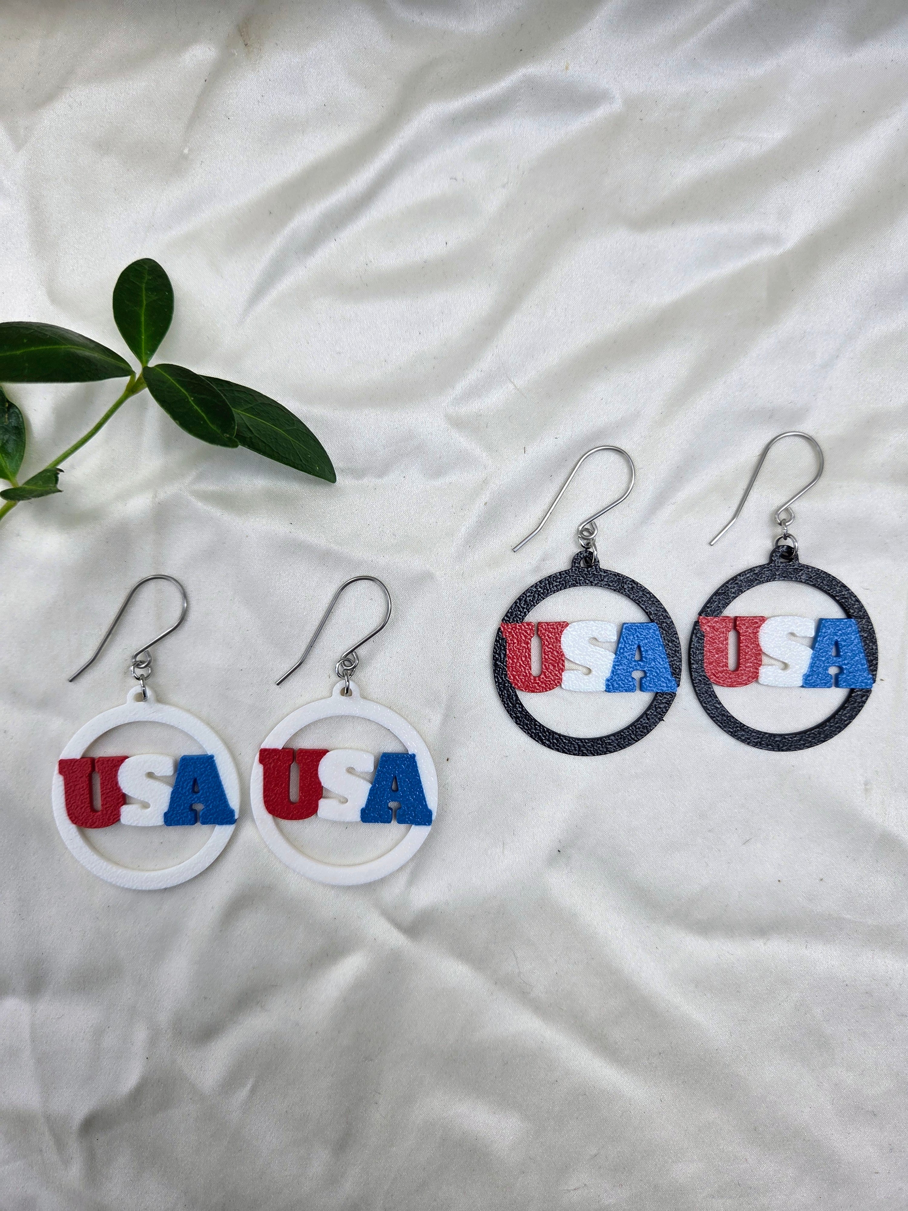 Land of Joy | USA Statement Earrings