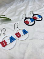 Land of Joy | USA Statement Earrings