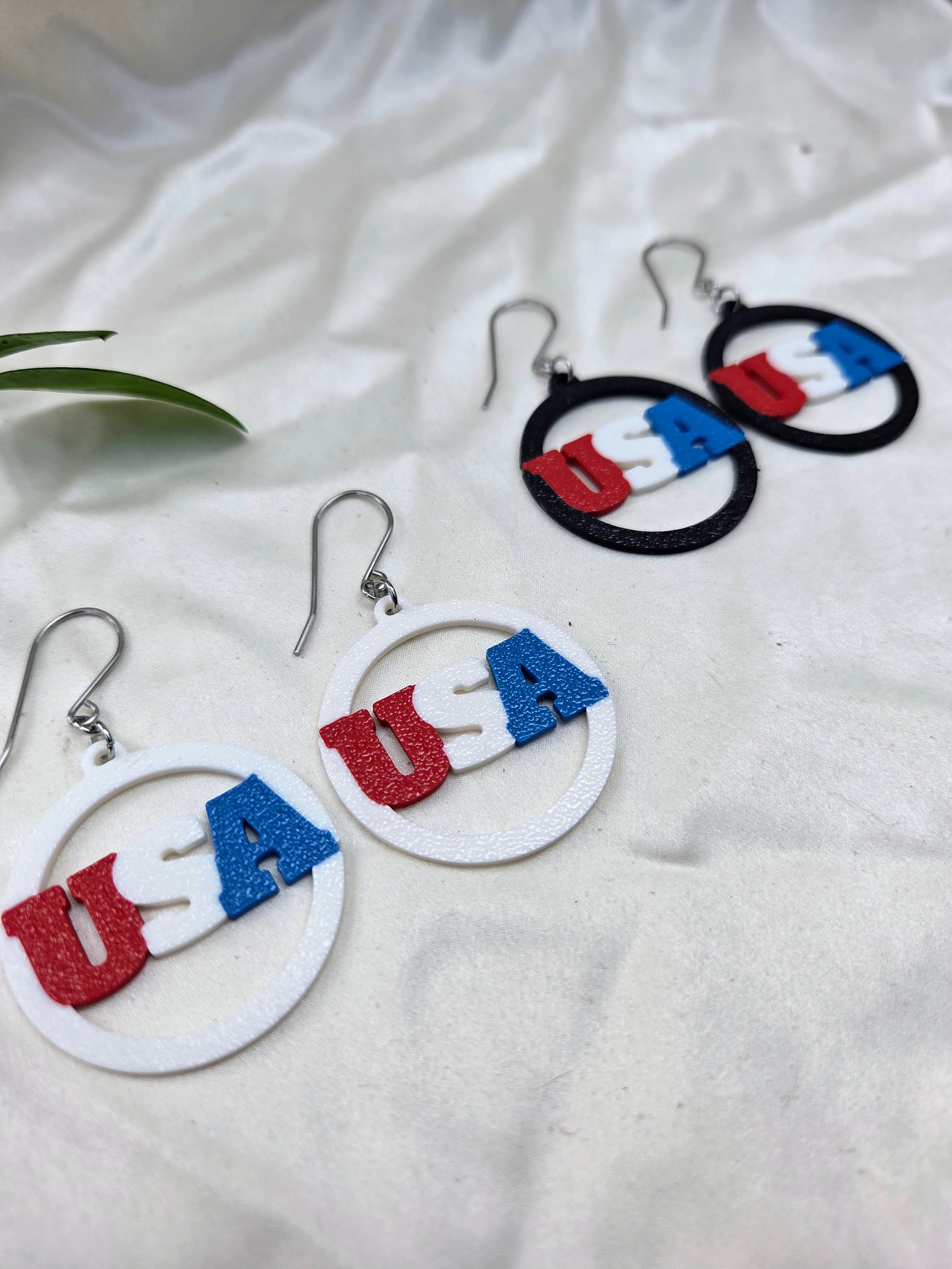 Land of Joy | USA Statement Earrings