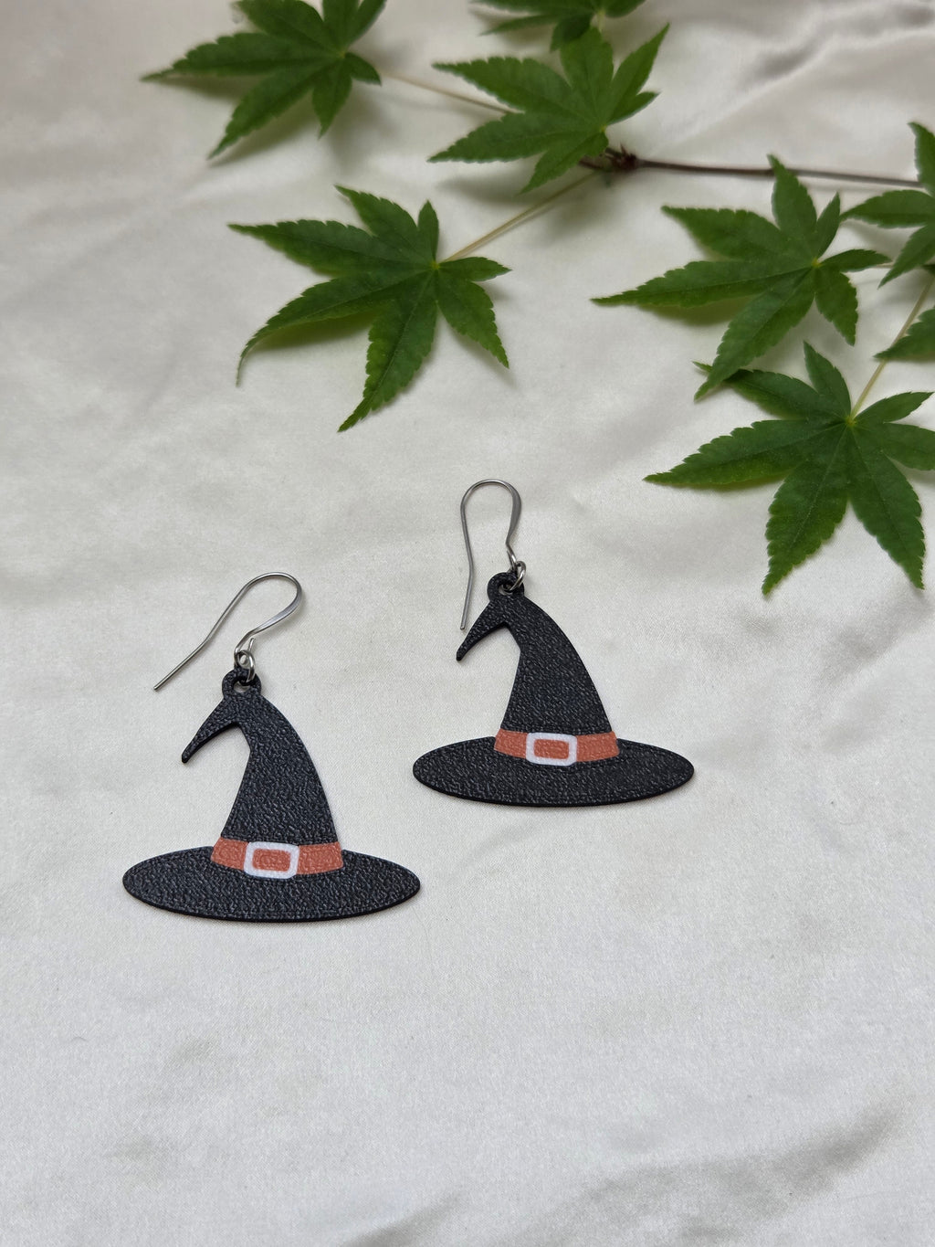 Witch Hat Earrings (with Buckle)