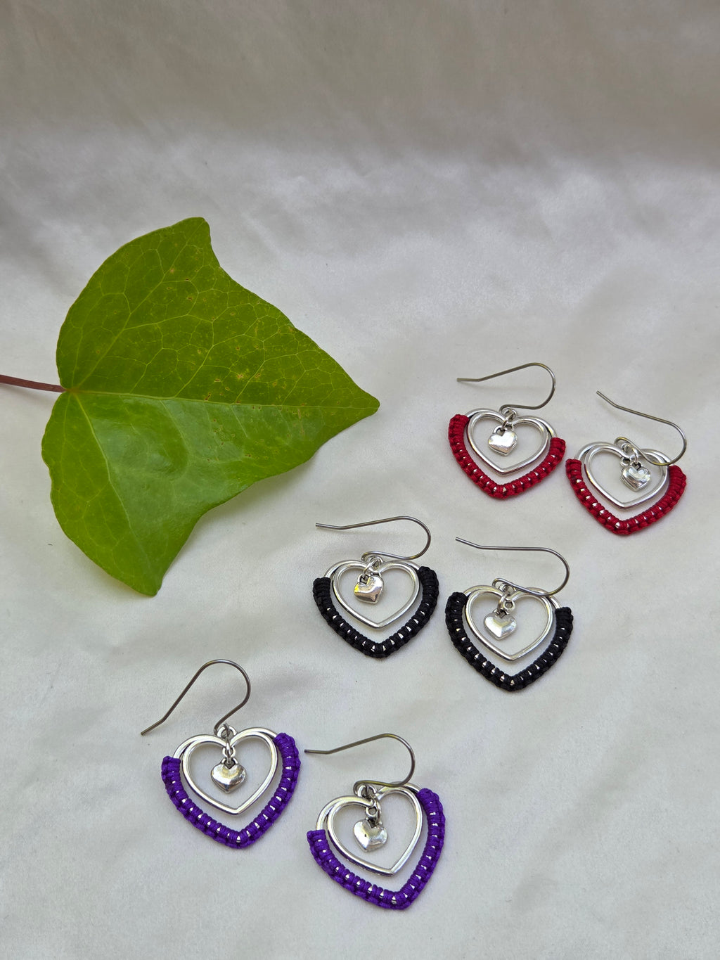 Heart Dangle Earrings