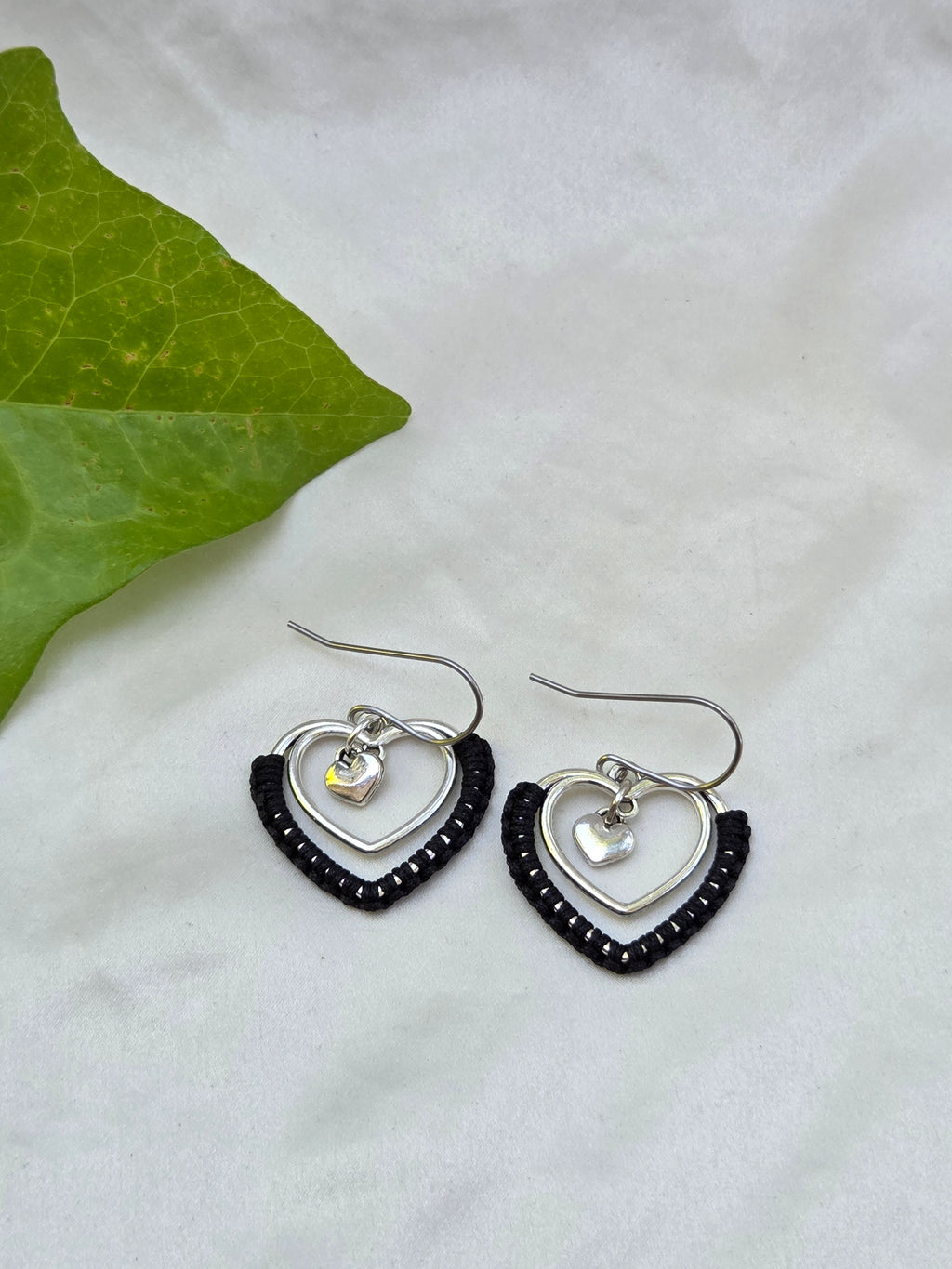Heart Dangle Earrings