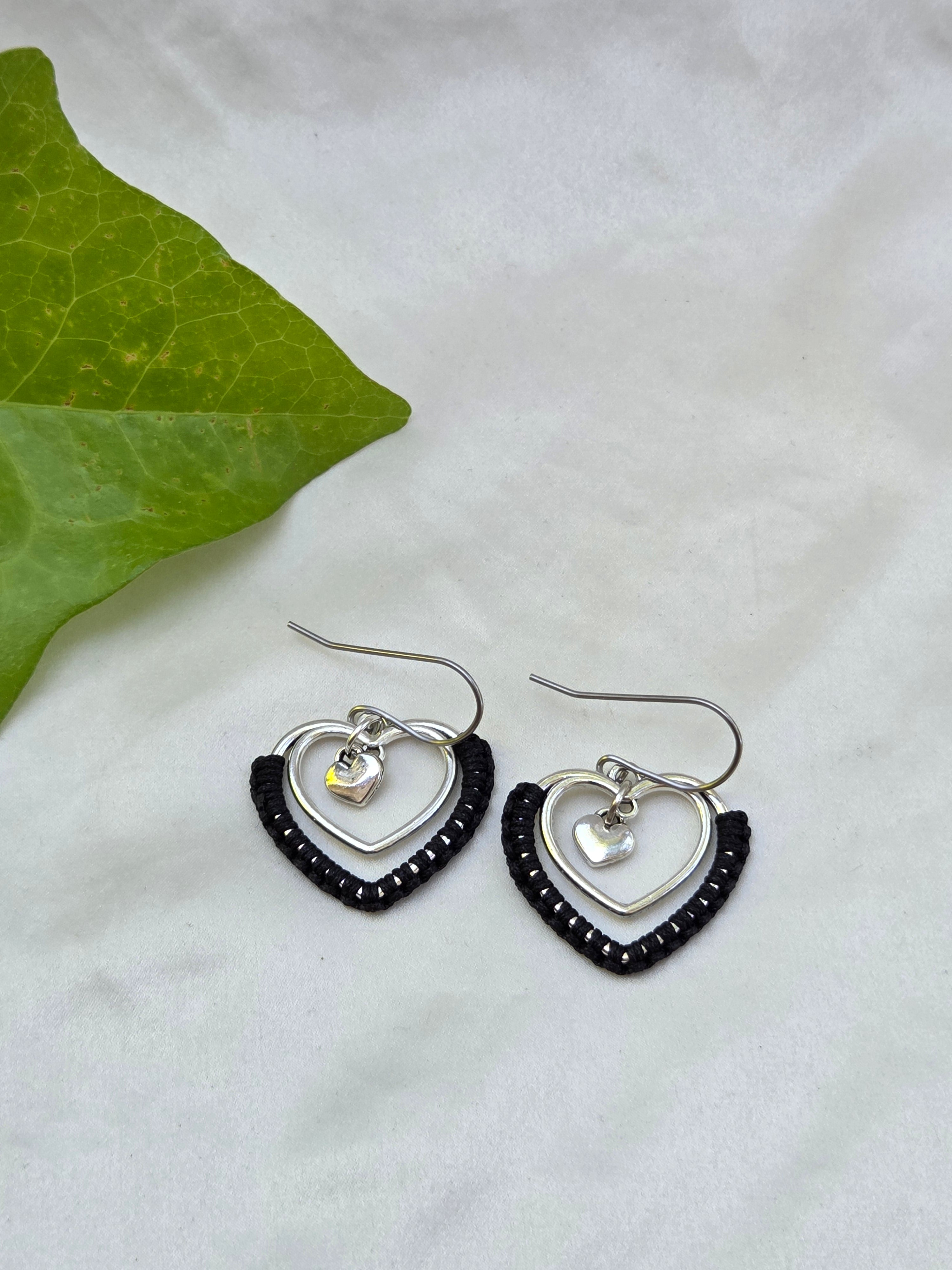Heart Dangle Earrings