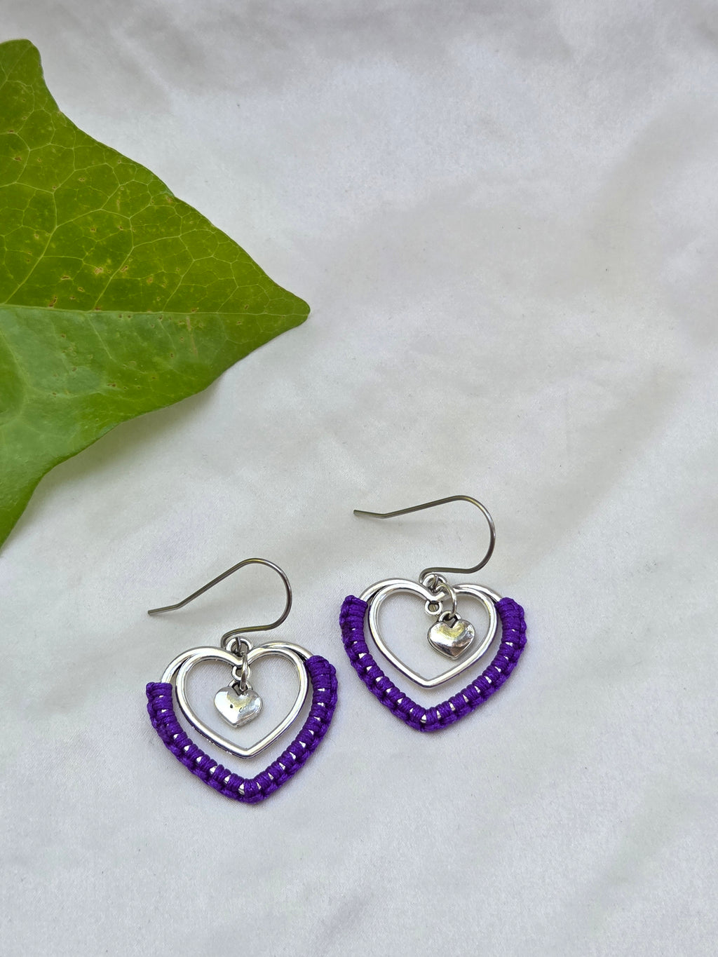 Heart Dangle Earrings