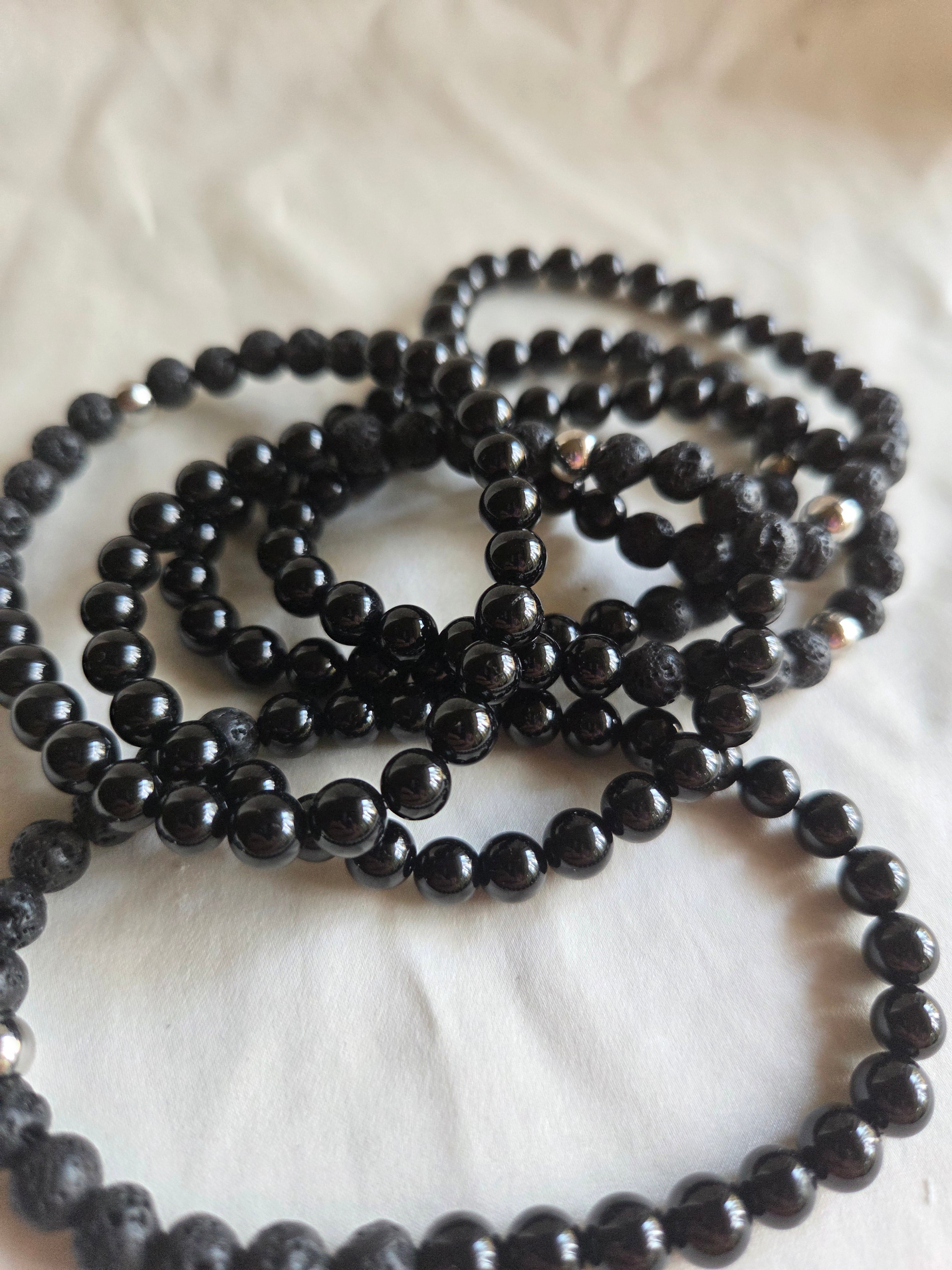 Black Tourmaline Crystal Bracelet