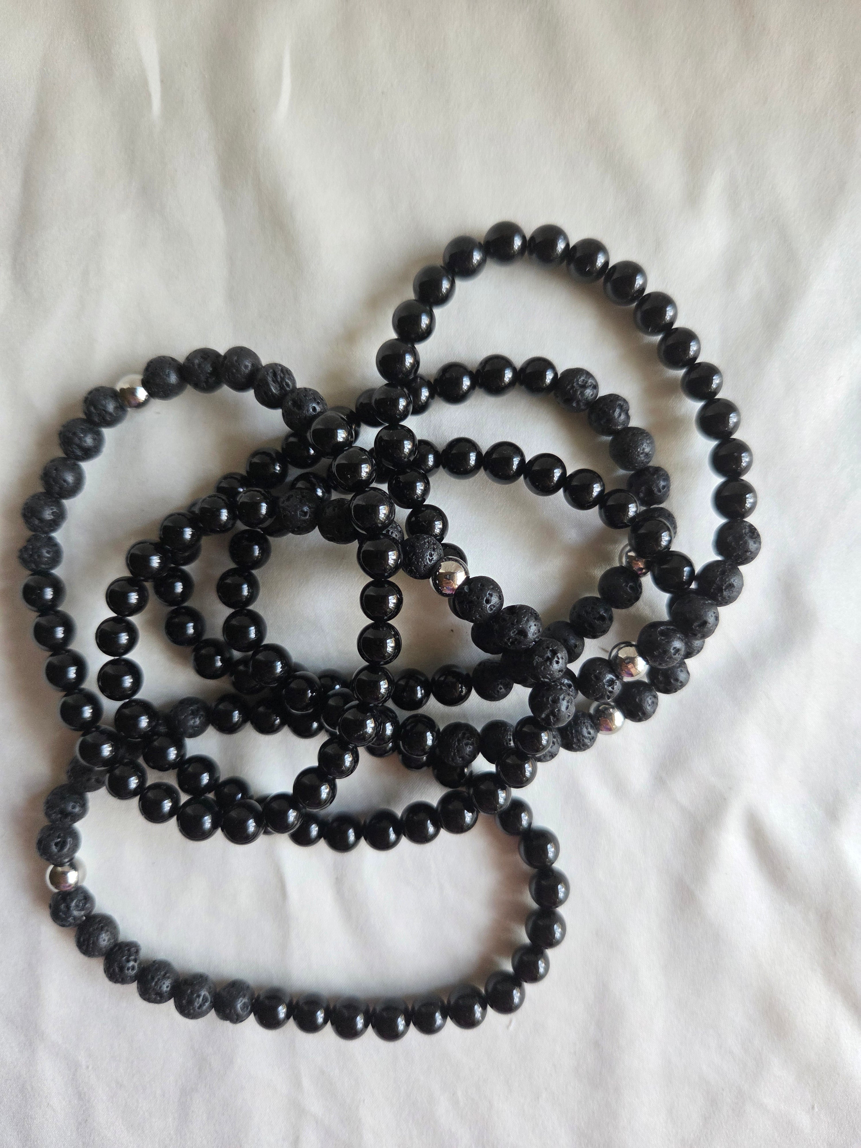 Black Tourmaline Crystal Bracelet