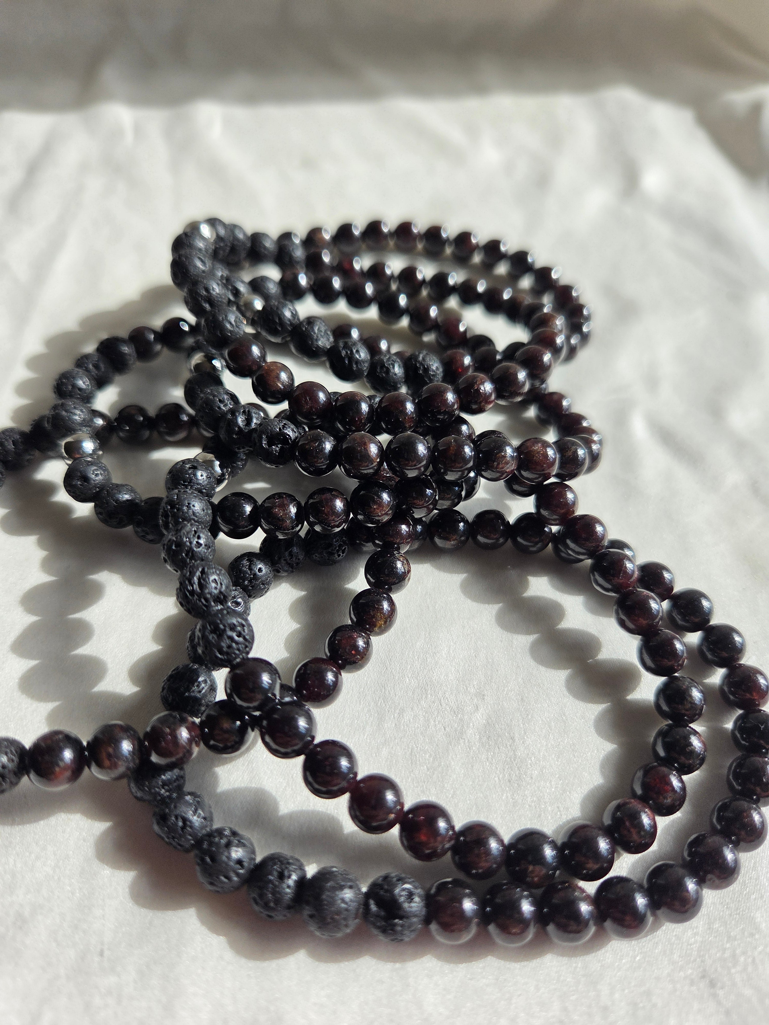 Garnet Crystal Bracelet