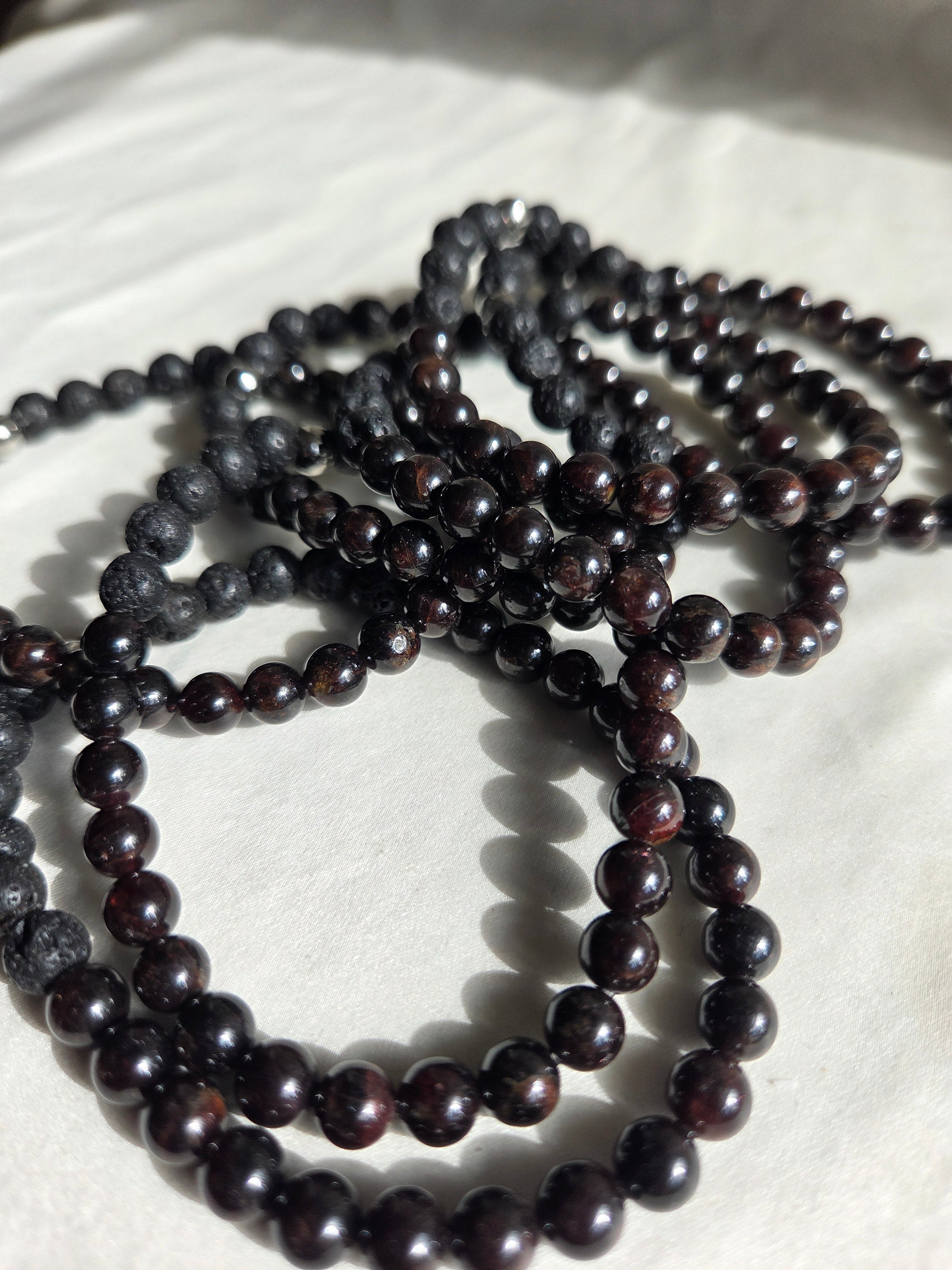 Garnet Crystal Bracelet