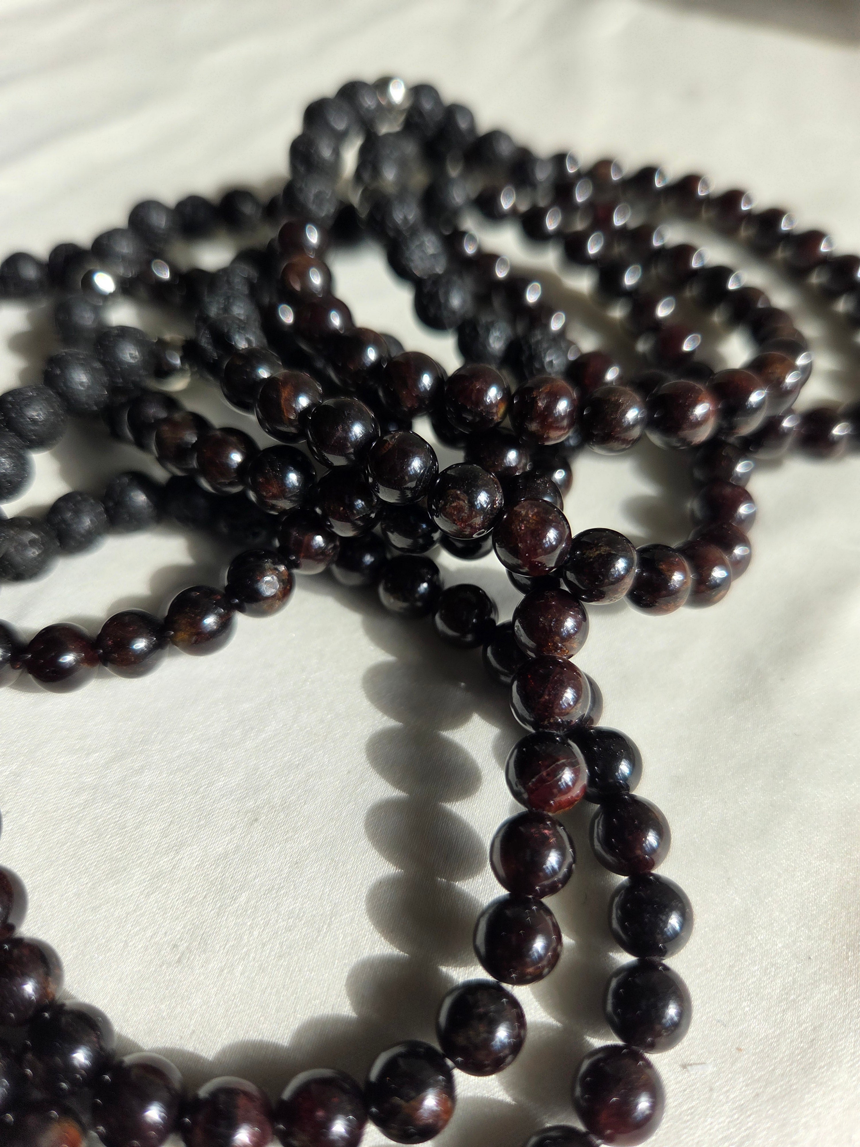 Garnet Crystal Bracelet