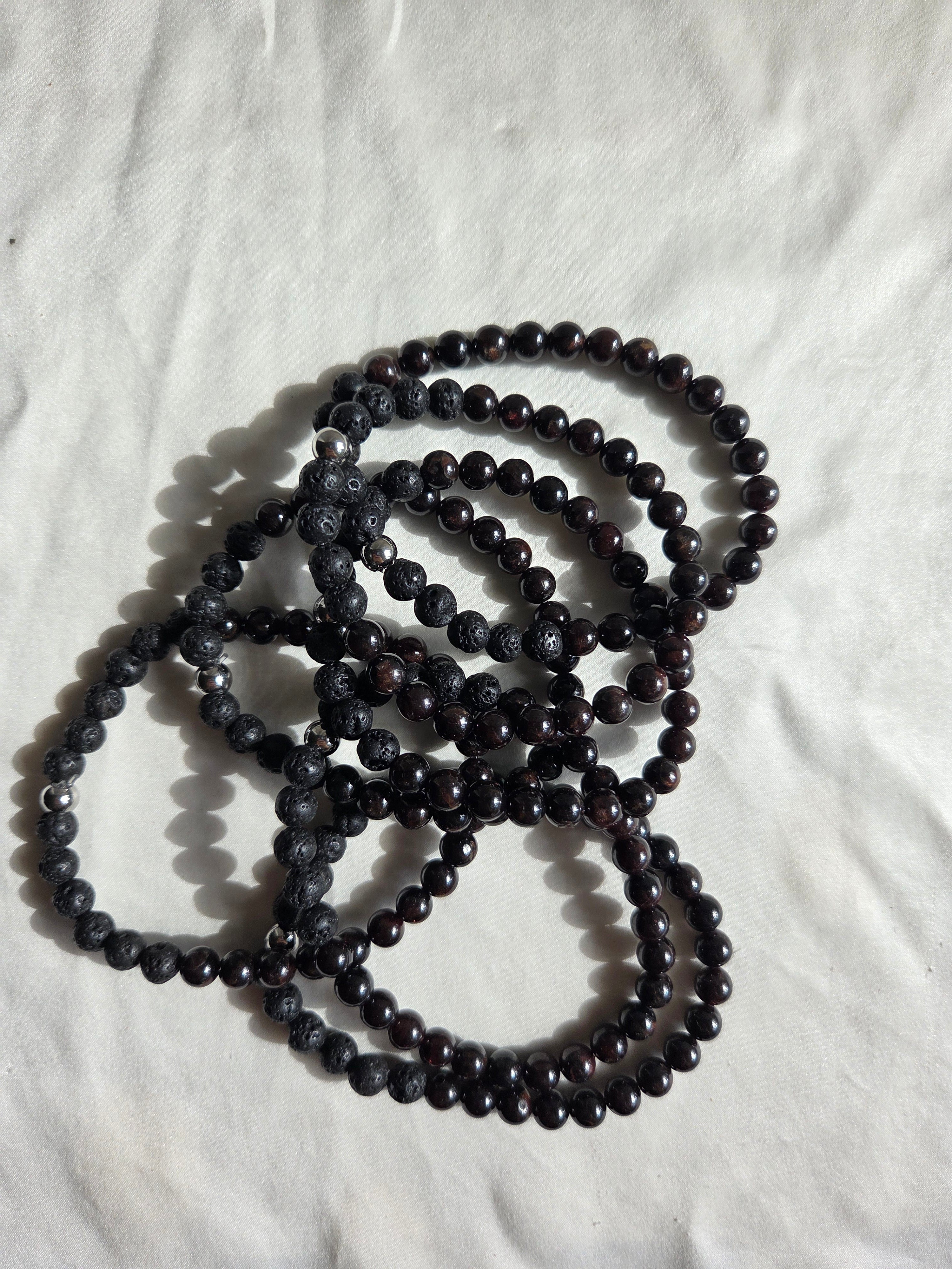 Garnet Crystal Bracelet