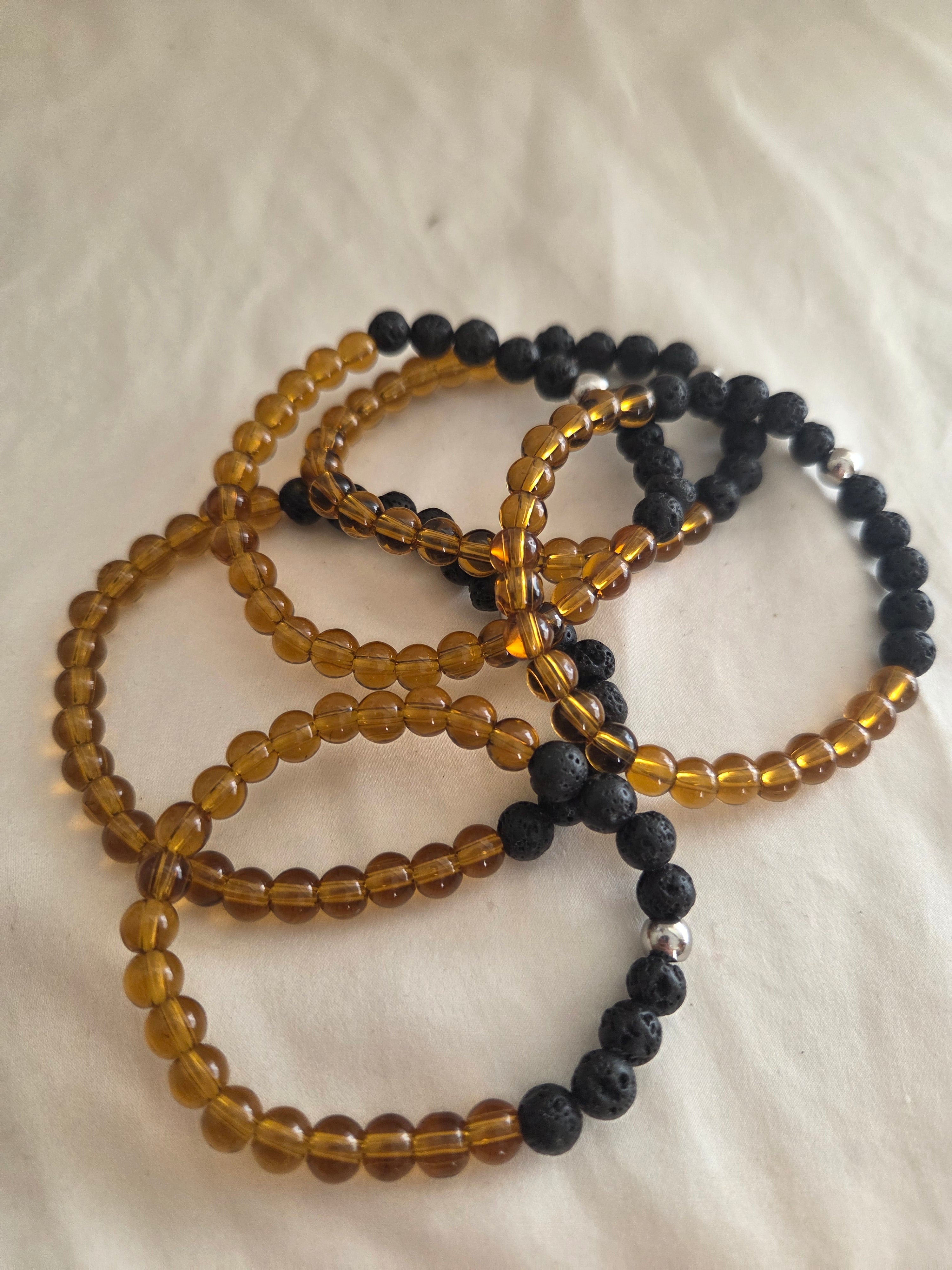 Amber Crystal Bracelet