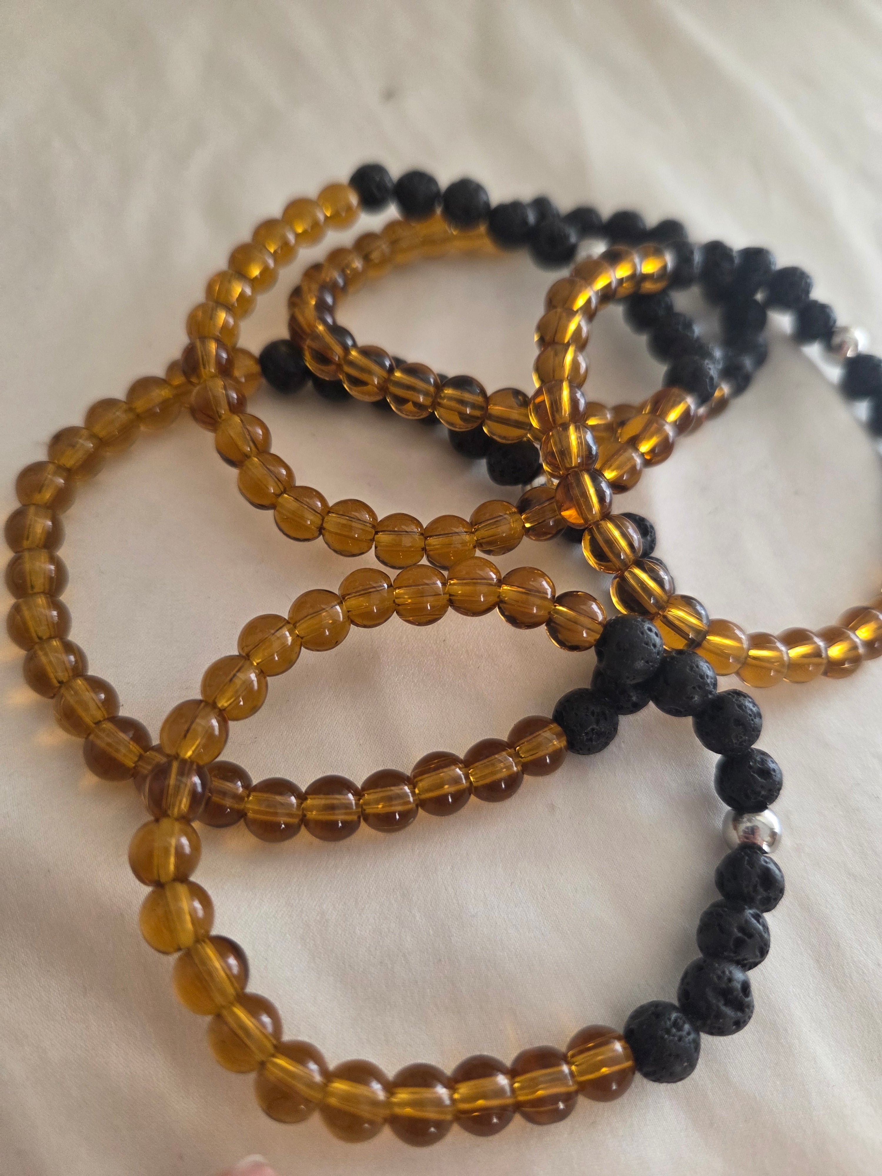 Amber Crystal Bracelet