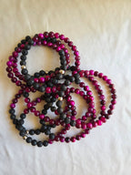 Rose Tiger's Eye Crystal Bracelet