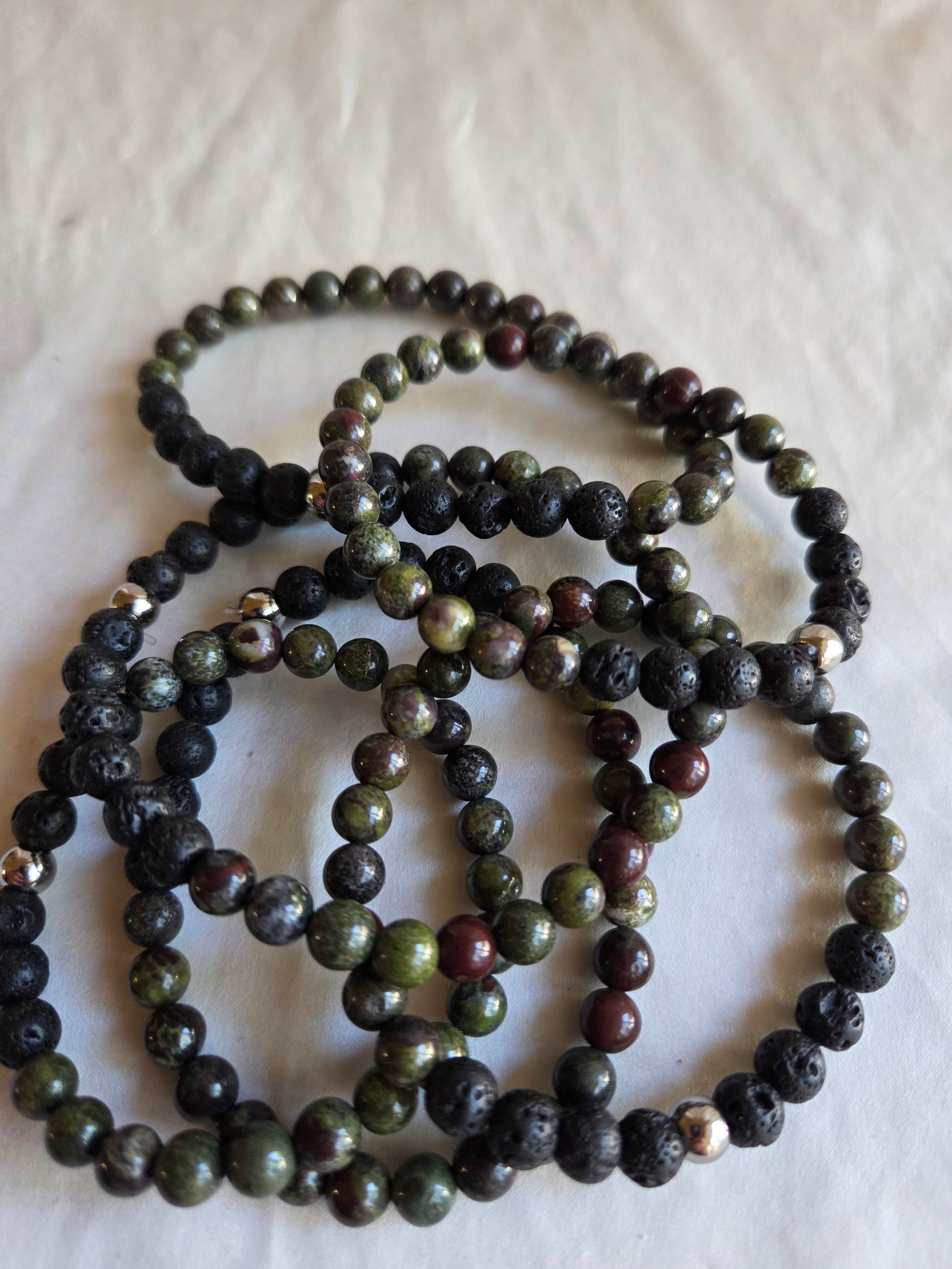 Dragon Blood Jasper Crystal Bracelet