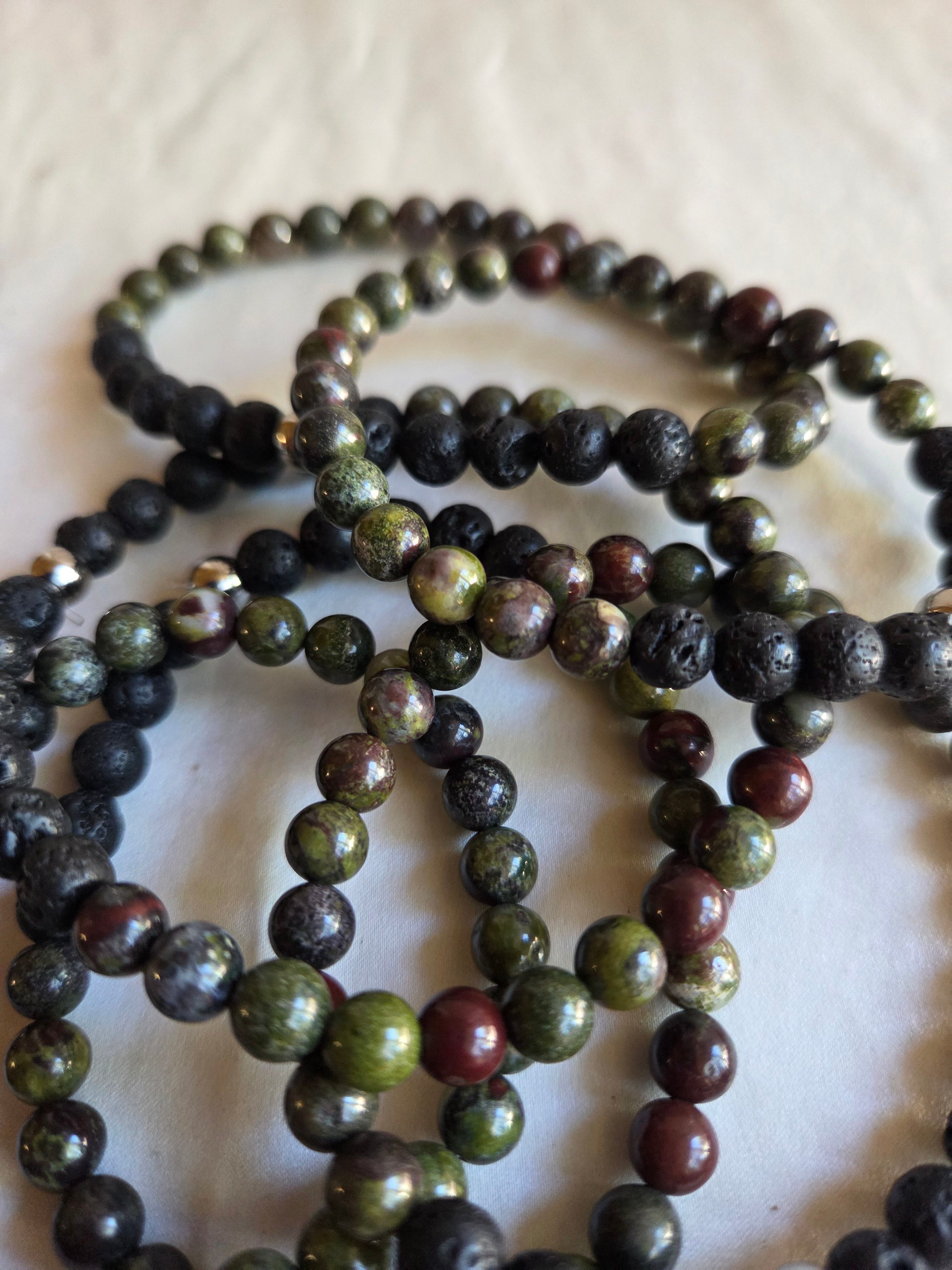 Dragon Blood Jasper Crystal Bracelet