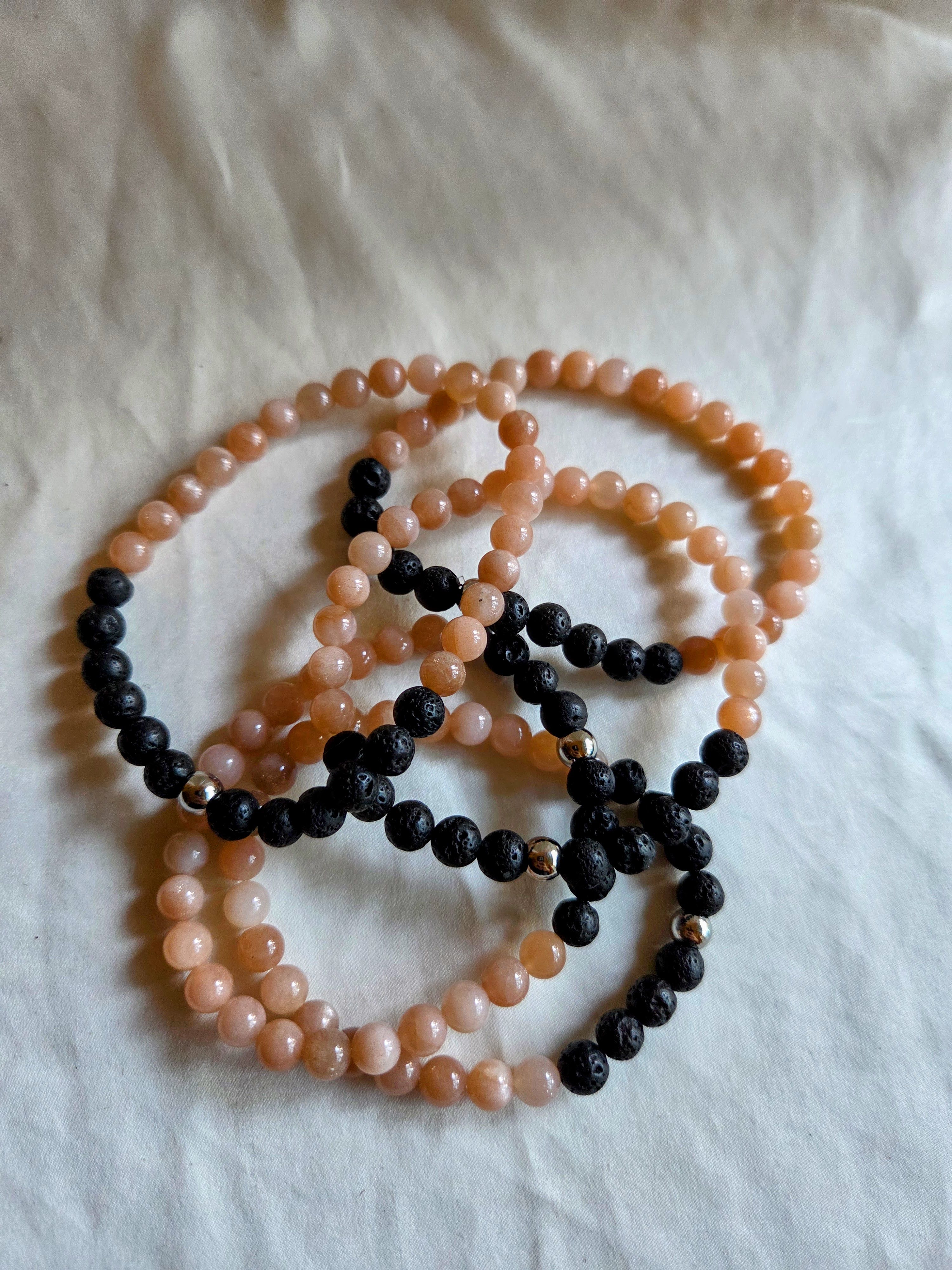 Sunstone Crystal Bracelet