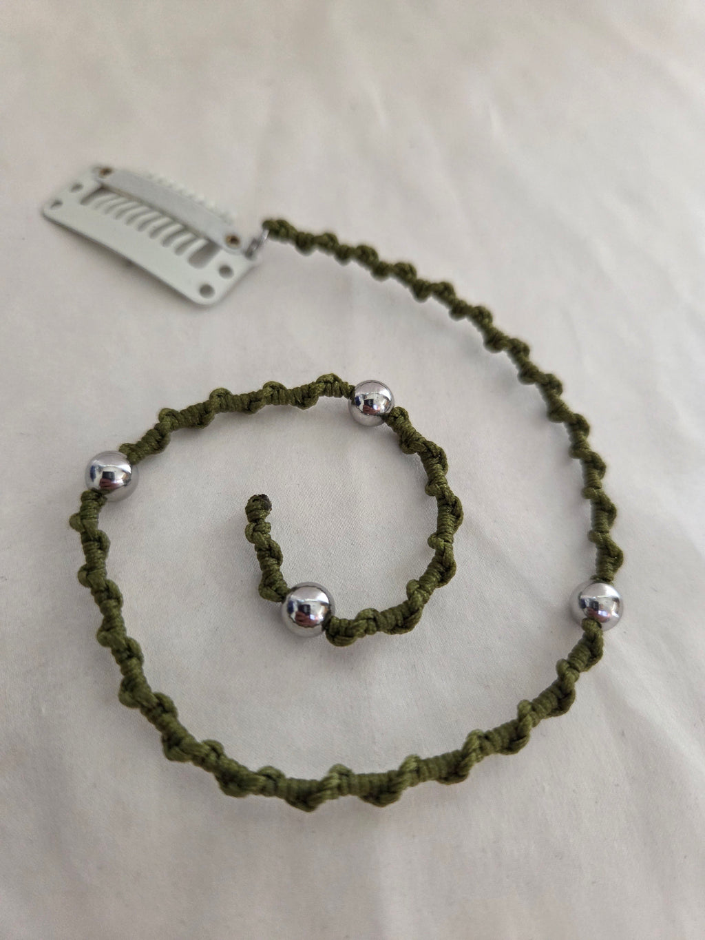 Clip-In Macrame Hair Wrap | Single-Color