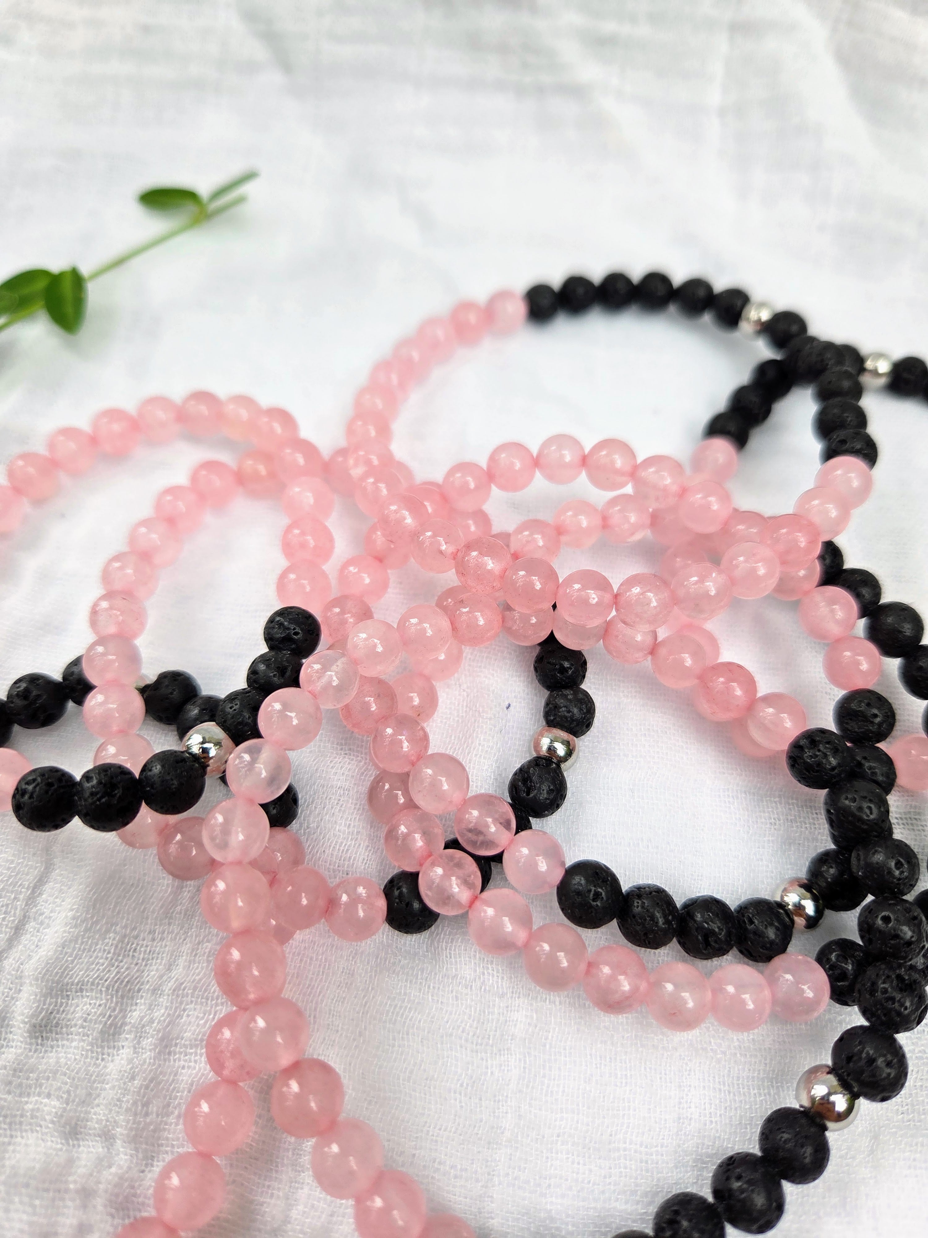 Rose Quartz Crystal Bracelet