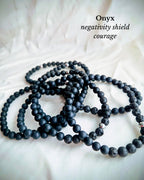 Onyx Crystal Bracelet