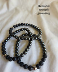Hematite Crystal Bracelet