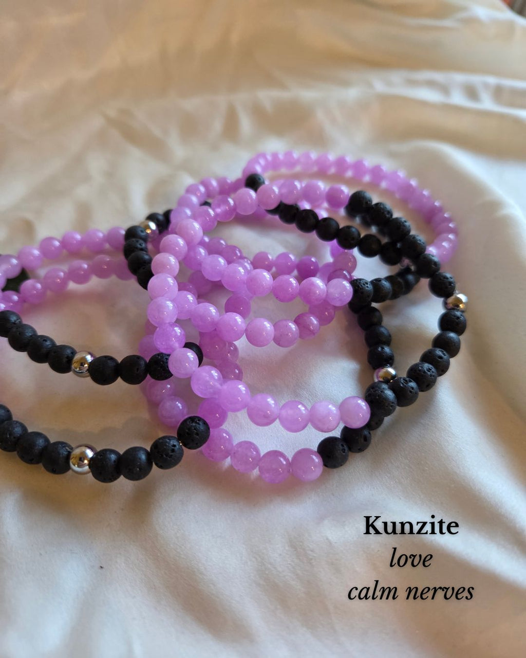 Kunzite Crystal Bracelet