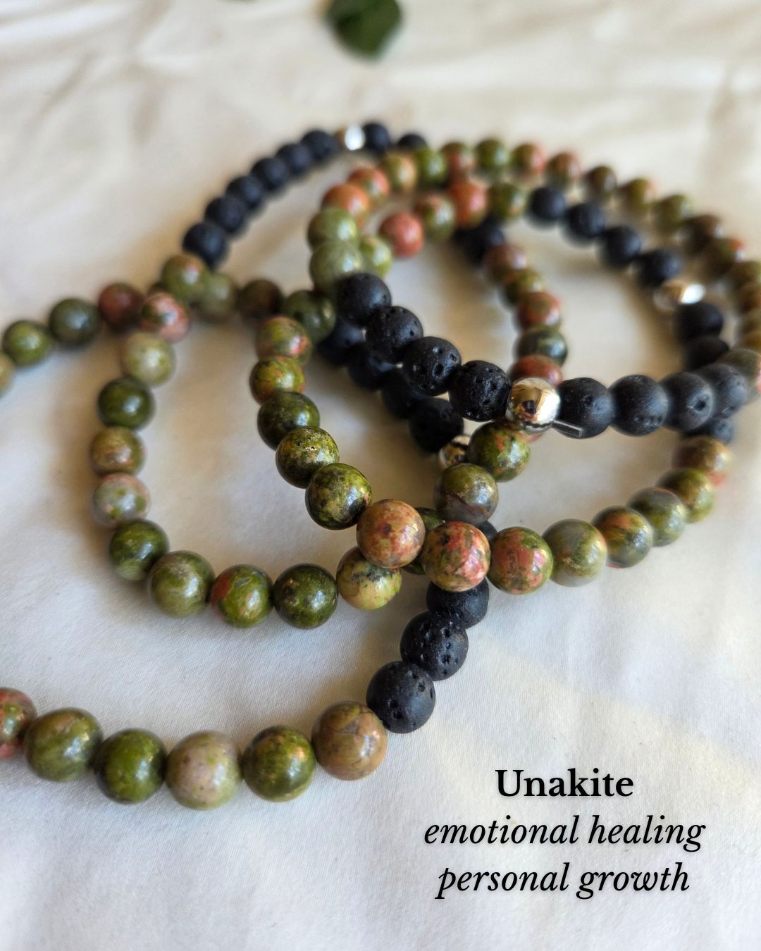 Unakite Crystal Bracelet