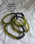 Peridot Crystal Bracelet