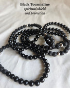 Black Tourmaline Crystal Bracelet