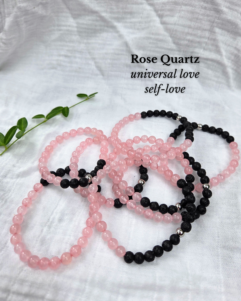 Rose Quartz Crystal Bracelet