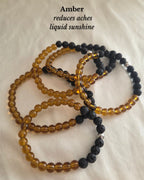 Amber Crystal Bracelet