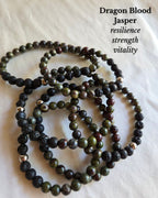 Dragon Blood Jasper Crystal Bracelet