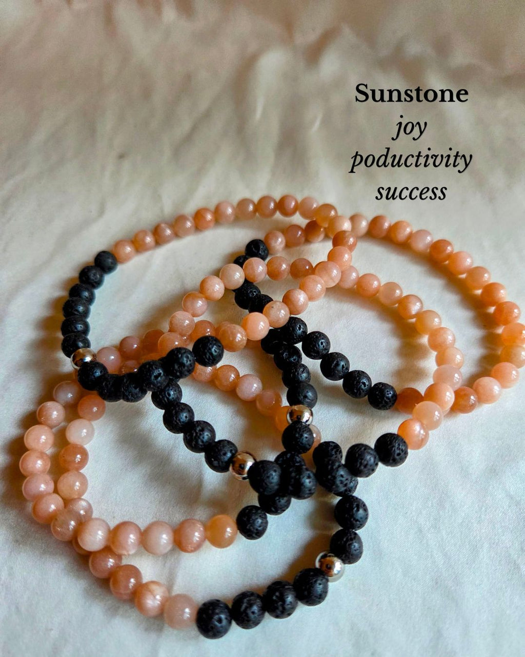 Sunstone Crystal Bracelet