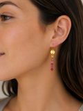 Rhodochrosite Brook Earrings