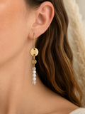 Faceted Moonstone Brook Earrings