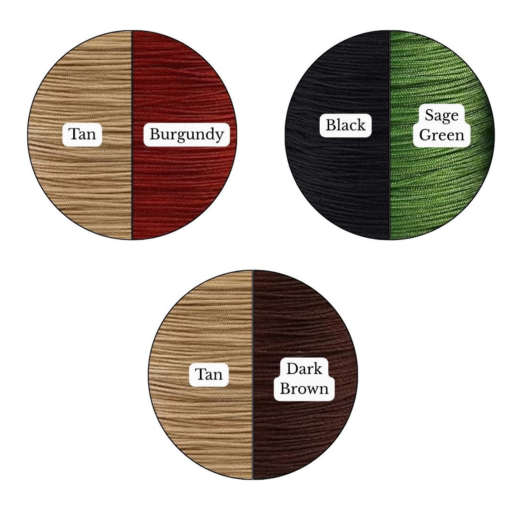 Clip-In Macrame Hair Wrap | Two-Tone