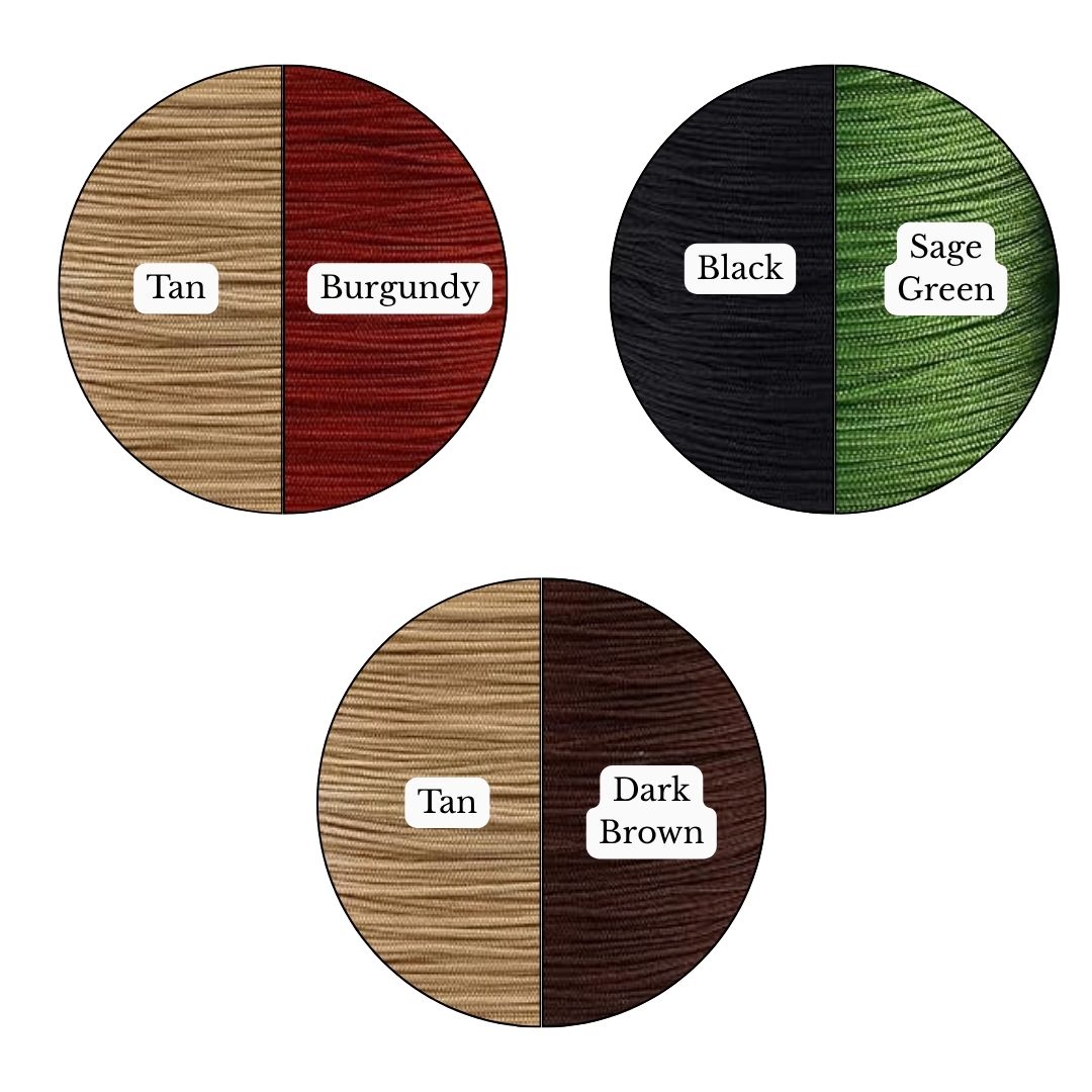 Clip-In Macrame Hair Wrap | Two-Tone