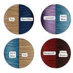 Clip-In Macrame Hair Wrap | Two-Tone