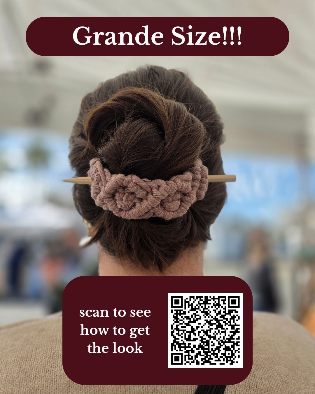 Hair Bun Stick | Grande Size