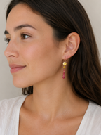 Rhodochrosite Brook Earrings