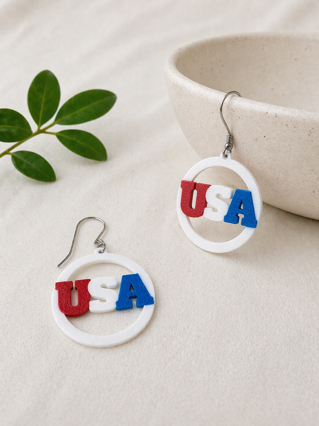 Land of Joy | USA Statement Earrings