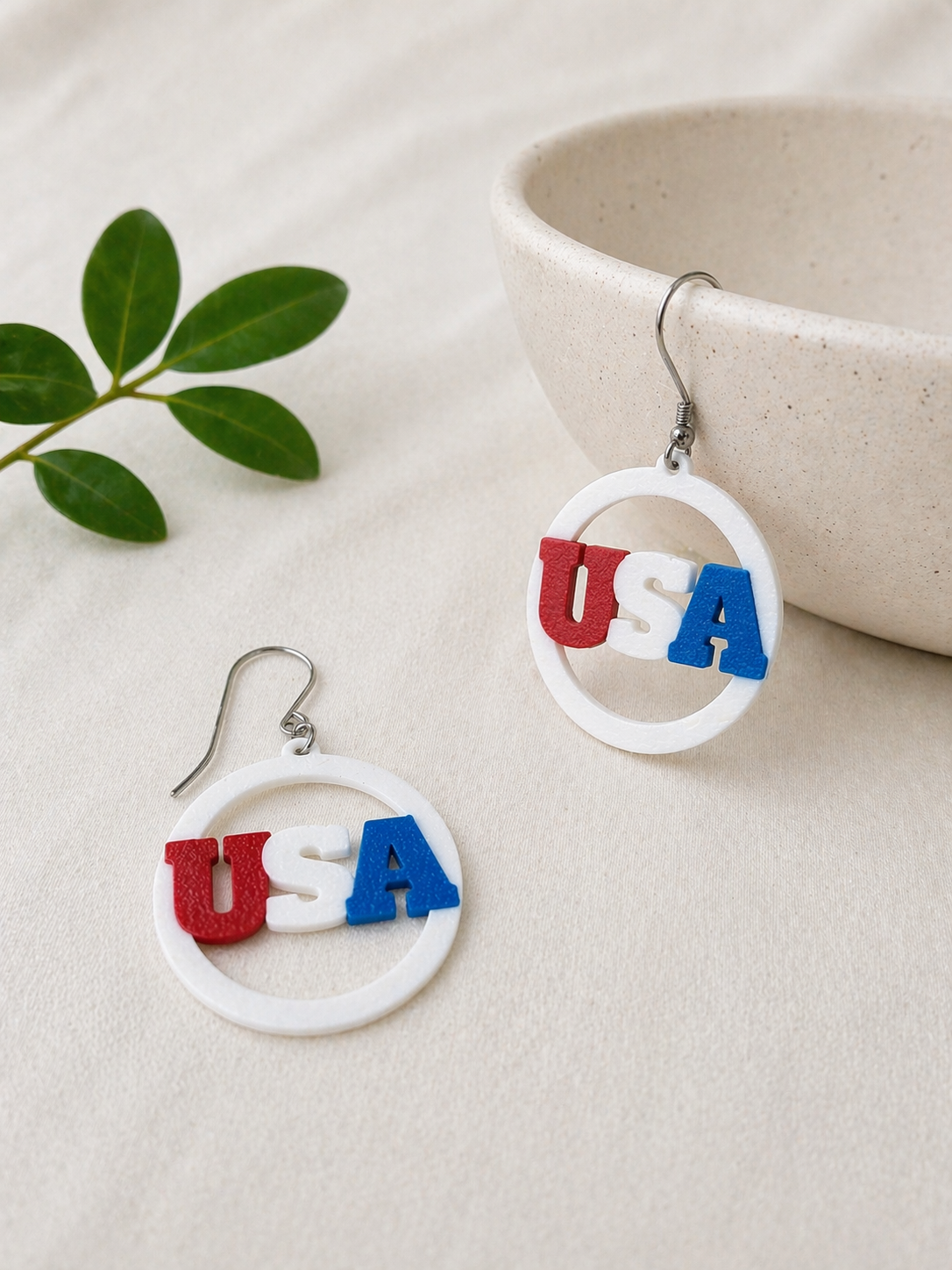 Land of Joy | USA Statement Earrings