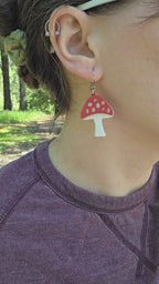 Mushroom Earrings
