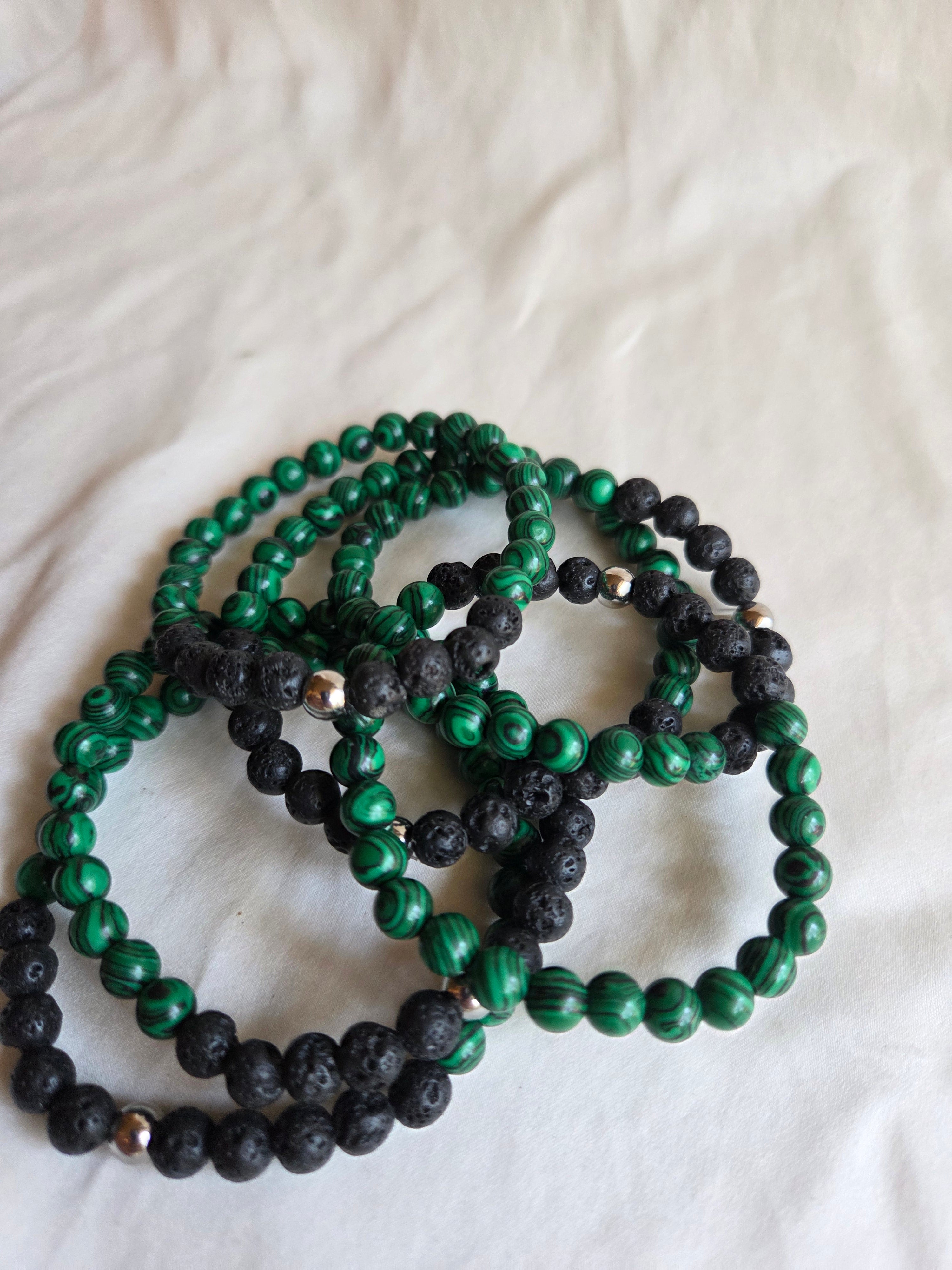 Malachite Crystal Bracelet